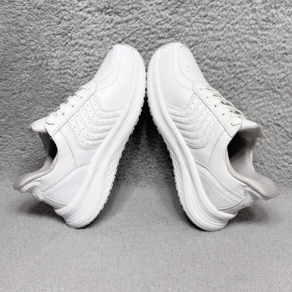 Orthofeet Roam Hands Free Womens size 7 Wide Walking Shoes White Leather - Picture 6 of 9